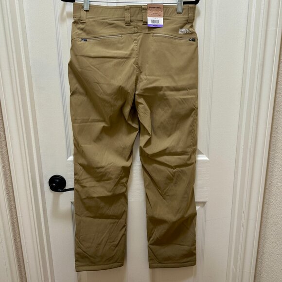 Eddie Bauer Men's Rainier Fleece Lined Pant Size 30X30 Tan Stretch Fit (NEW) - Picture 12 of 16